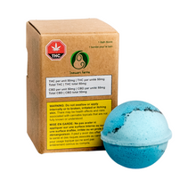 Load image into Gallery viewer, STEWART FARMS BLUE DREAM (H) BATH BOMB 50MG THC : 50MG CBD