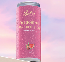 Load image into Gallery viewer, SOLEI DRAGONFRUIT WTRMLN SPARKLING(H) BEV - 25MG CBD X 355ML