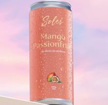 Load image into Gallery viewer, SOLEI MANGO PASSIONFRUIT (H) BEV - 25MG CBD X 355ML