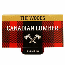 Load image into Gallery viewer, CANADIAN LUMBER WOODS 1 1/4 ROLLING PAPERS W/ TIPS
