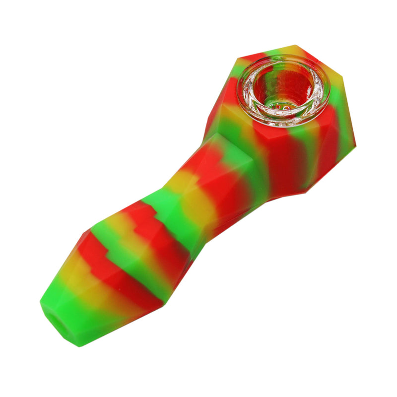 DABWARE PLATINUM DIAMOND SILICONE SPOON PIPE