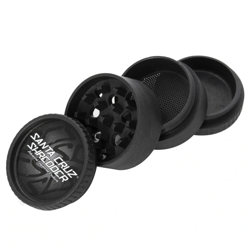 SANTA CRUZ SHREDDER 4-PIECE HEMP GRINDER - ASSORTED