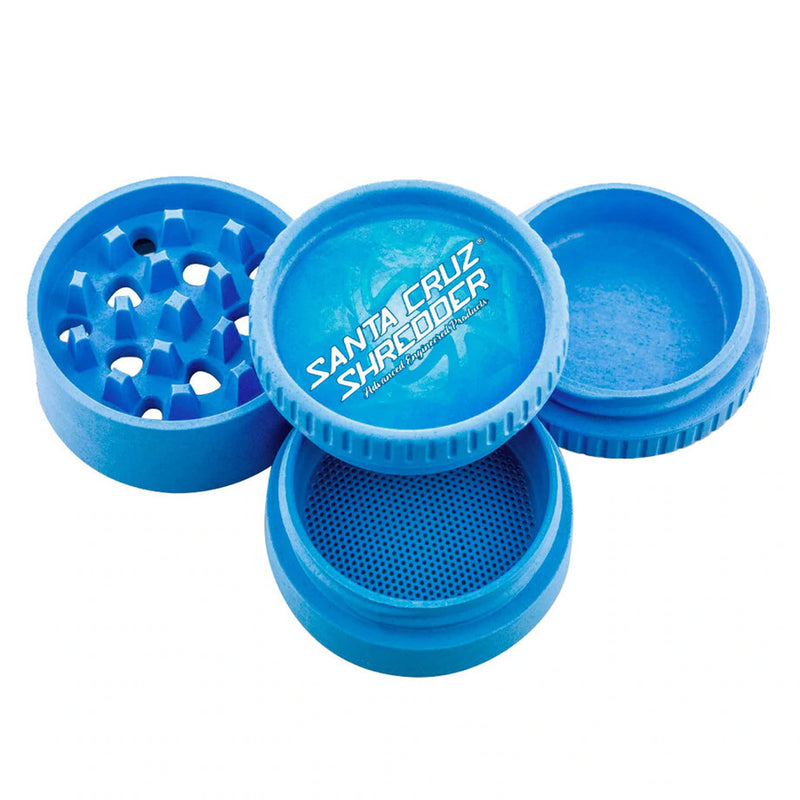 SANTA CRUZ SHREDDER 4-PIECE HEMP GRINDER - ASSORTED