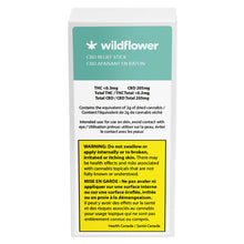 Load image into Gallery viewer, WILDFLOWER CBD RELIEF STICK (H) LOTION - 205MG
