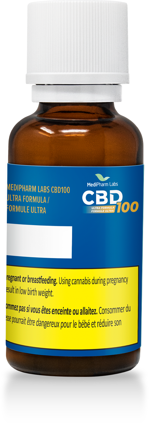 MEDIPHARM LABS CBD100 ULTRA (H) OIL - 30ML