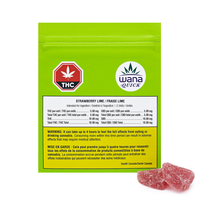 Load image into Gallery viewer, WANA QUICK SOUR STRAWBERRY LIME 1:1 (H) CHEW - 5:5MG X 2
