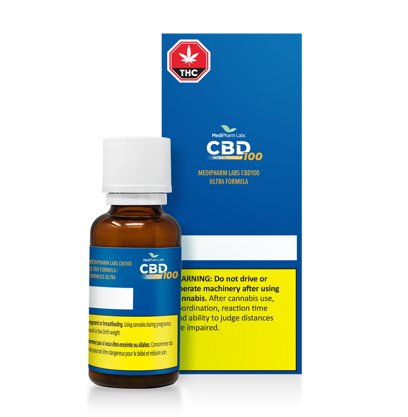 MEDIPHARM LABS CBD100 ULTRA (H) OIL - 30ML