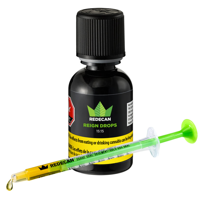 REDECAN REIGN DROPS 15:15 THC:CBD (H) OIL - 30ML