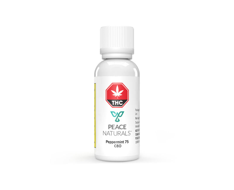 PEACE NATURALS PEPPERMINT 75 CBD (H) OIL - 25ML