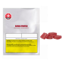 Load image into Gallery viewer, BACK FORTY SOUR CHERRY (H) SOFT CHEWS - 2.5MG THC X 4
