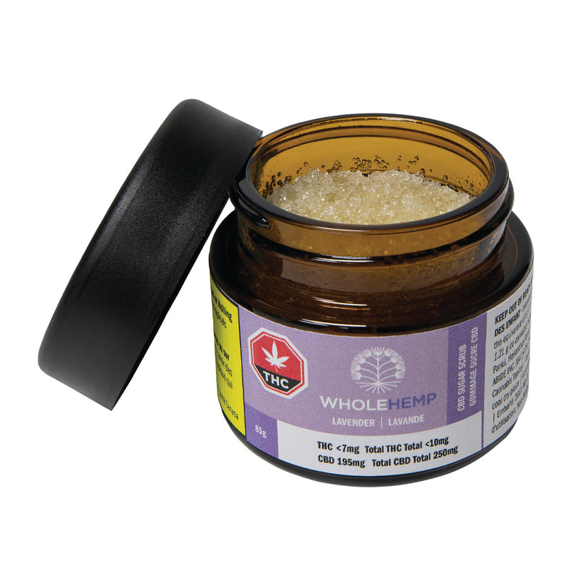 WHOLEHEMP CBD SUGAR SCRUB (H) TOPICAL - 85G