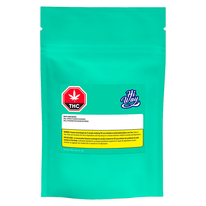 HIWAY FAST LANE SATIVA (S) DRIED - 28G