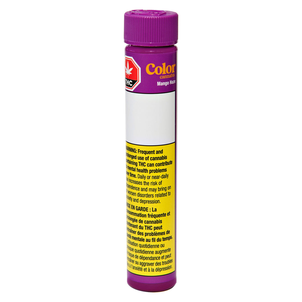 COLOR CANNABIS MANGO HAZE (S) PRE-ROLL - 0.35G X 2
