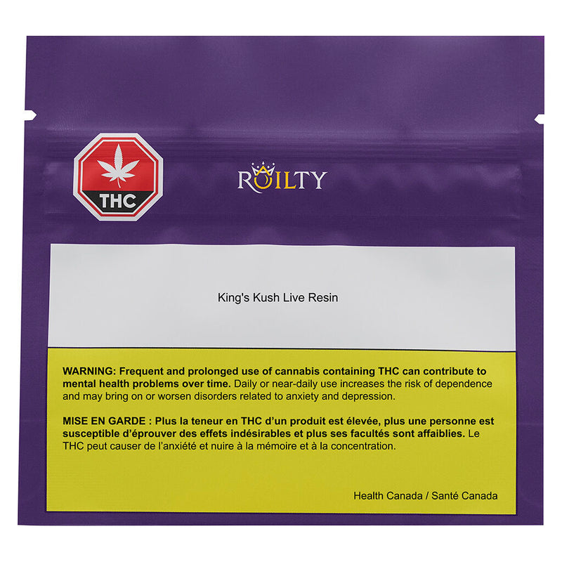 ROILTY KING'S KUSH LIVE RESIN (IND) - 1G