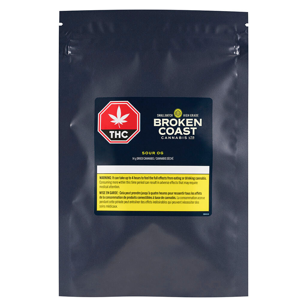 BROKEN COAST SOUR OG (S) DRIED - 14G
