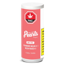 Load image into Gallery viewer, PEARLS BY GRON 1:4 STRAWB MELON (H) CHEW 2MG THC:8MG CBN X5
