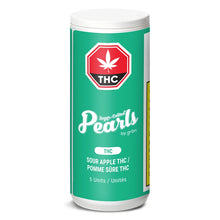 Load image into Gallery viewer, PEARLS BY GRON SOUR APPLE (H) CHEW - 2MG THC X 5
