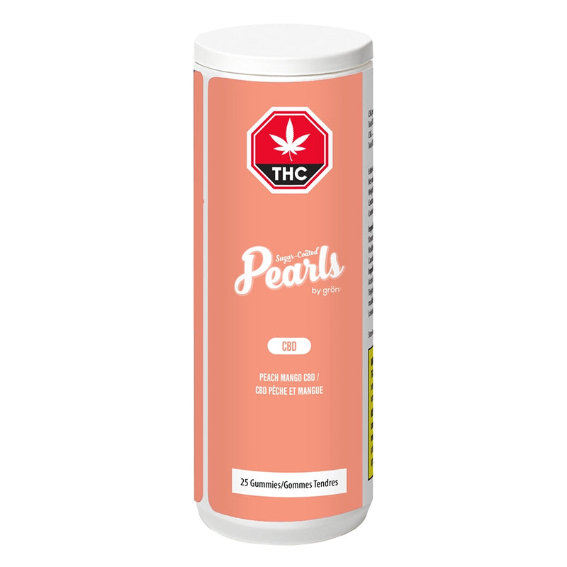 PEARLS BY GRON PEACH MANGO (H) CHEW - 30MG CBD X 25