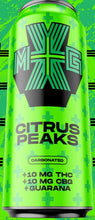 Load image into Gallery viewer, XMG PLUS CITRUS PEAKS (H) BEV - 10MG THC:10MG CBG - 355ML
