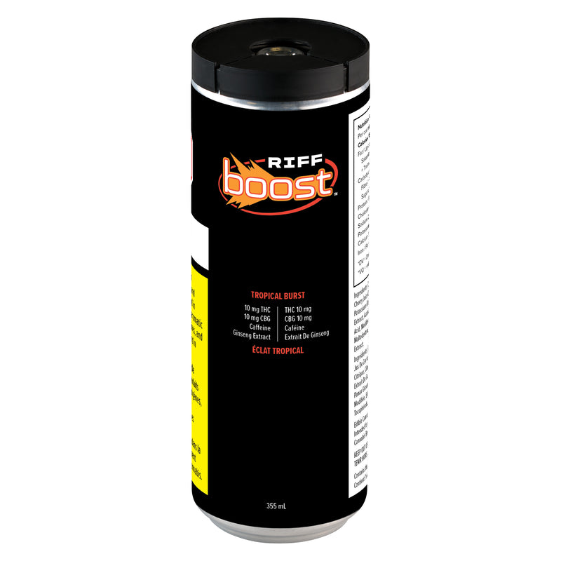 RIFF BOOST TROPICAL BURST CBG 1:1 (H) BEV  - 10MG THC 355ML