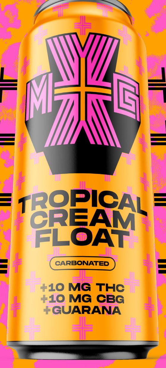 XMG PLUS TROPICAL CREAM (H) BEV - 10MG THC:10MG CBG - 355ML